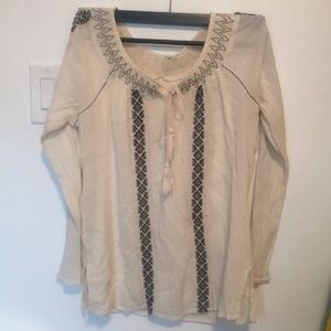 Cream color tunic